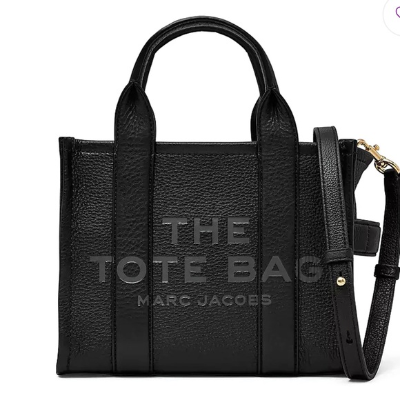 Marc Jacobs Black Leather Tote